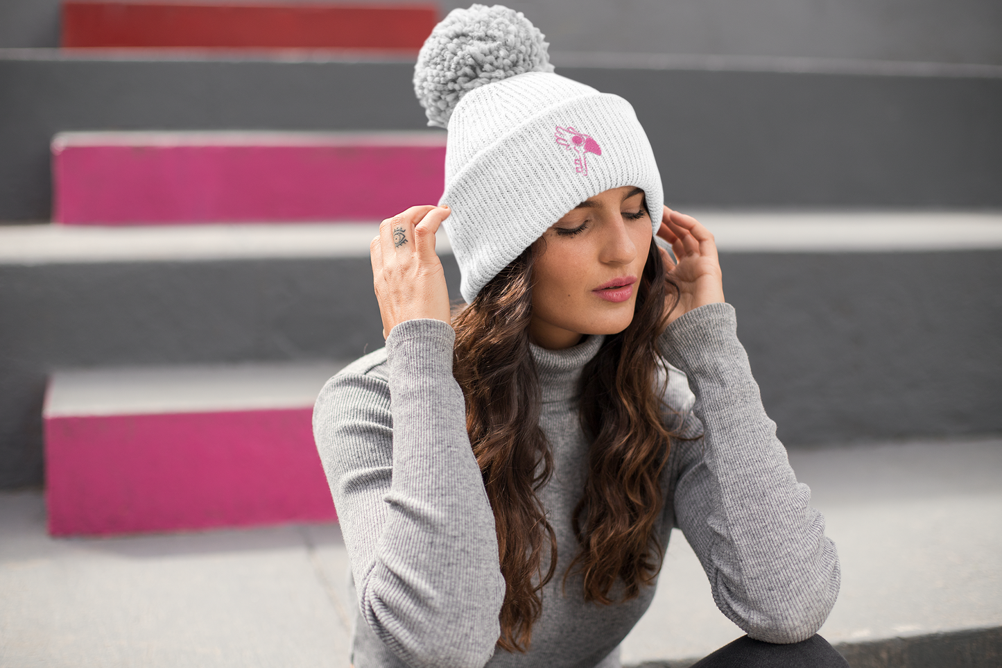 Sakura Key Pom Pom Beanie – Inspired by Cardcaptor Sakura Fungi Freak