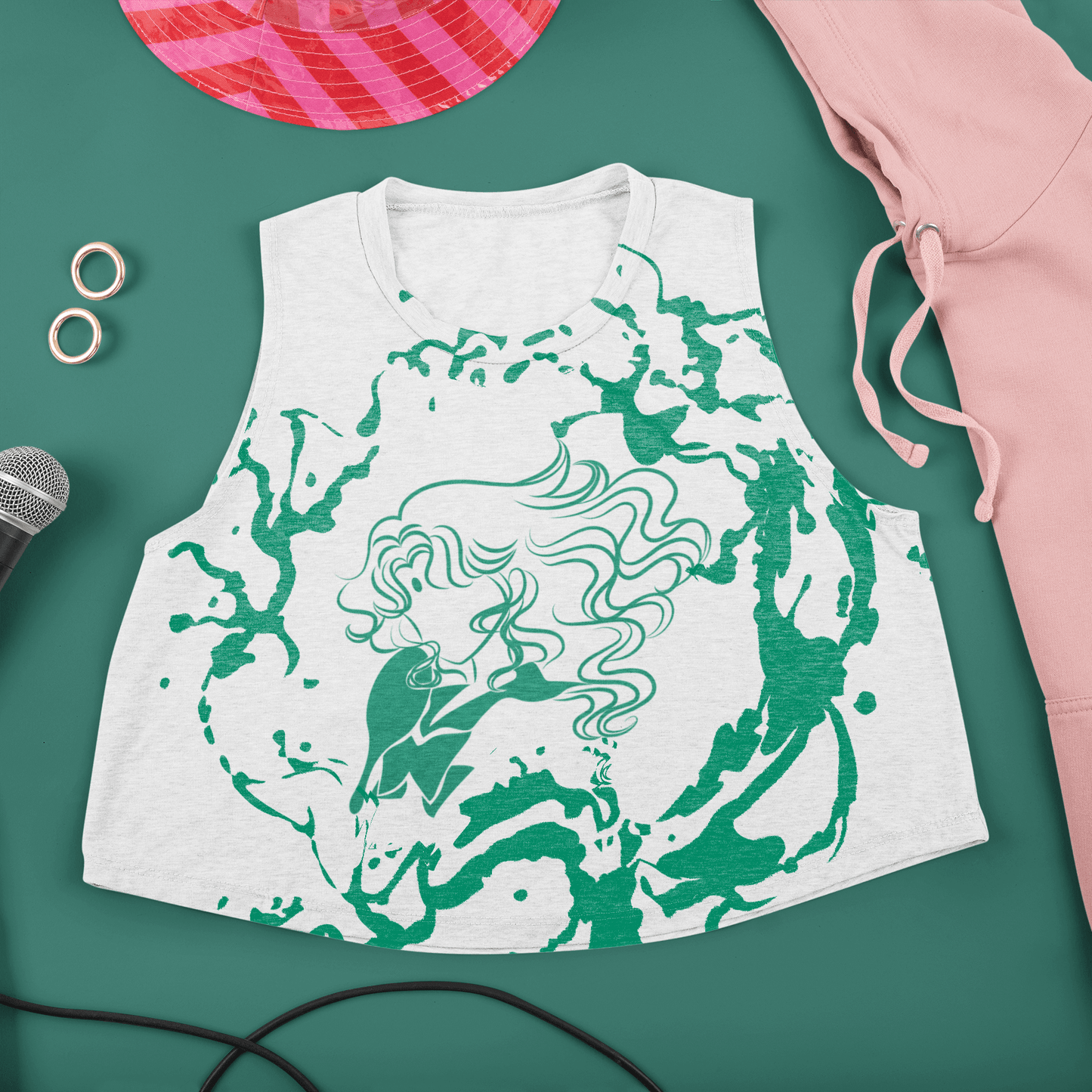 Sailor Neptune Crop Top – Inspired by Sailor Moon Fungi Freak