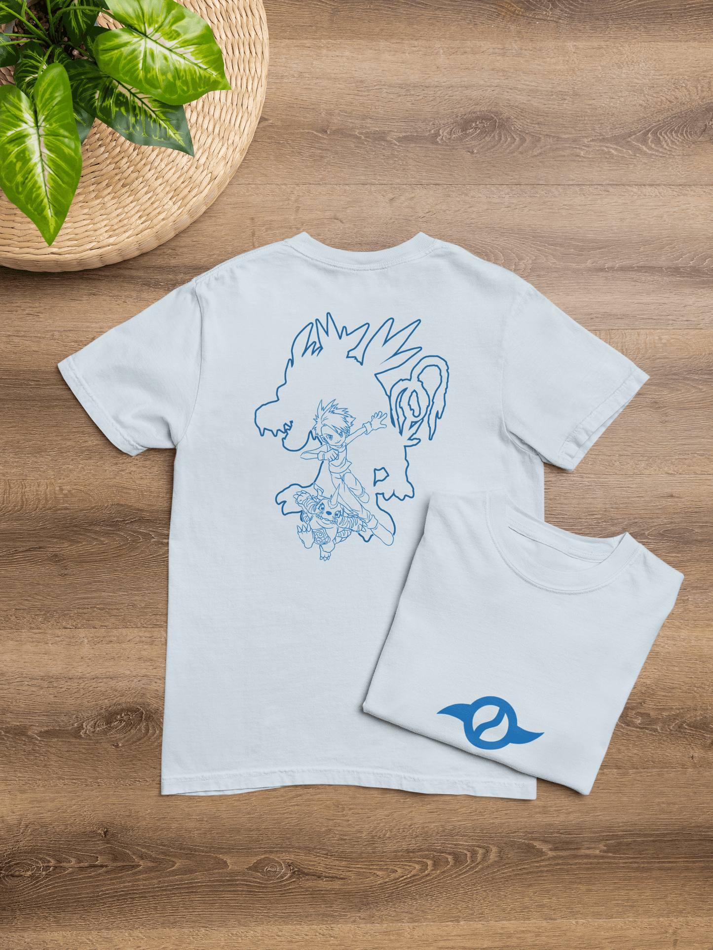 Yamato/Gabumon Oversized T-shirt – Inspired by Digimon Adventure Fungi Freak