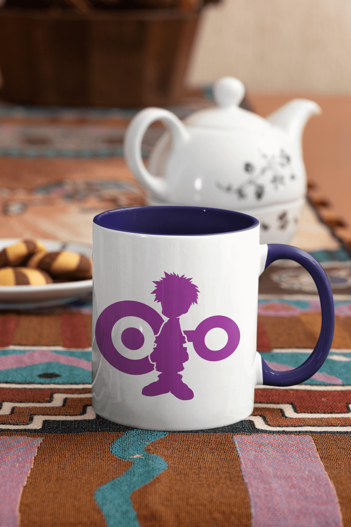 Koushiro (Izzy)/Tentomon Mug with Color Inside – Inspired by Digimon Adventure Fungi Freak