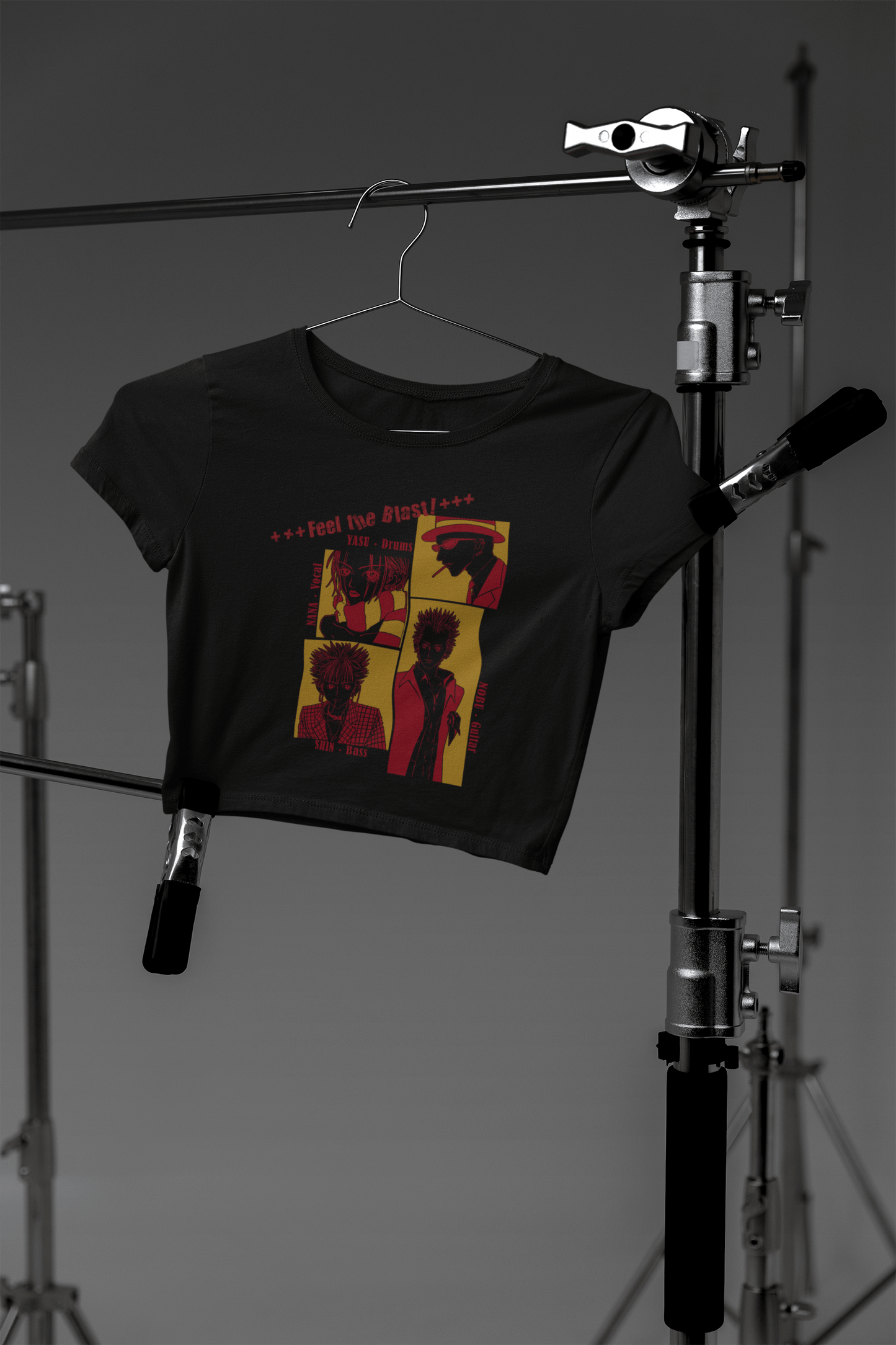 Black Stones Crop Tee – Inspired by Nana Fungi Freak