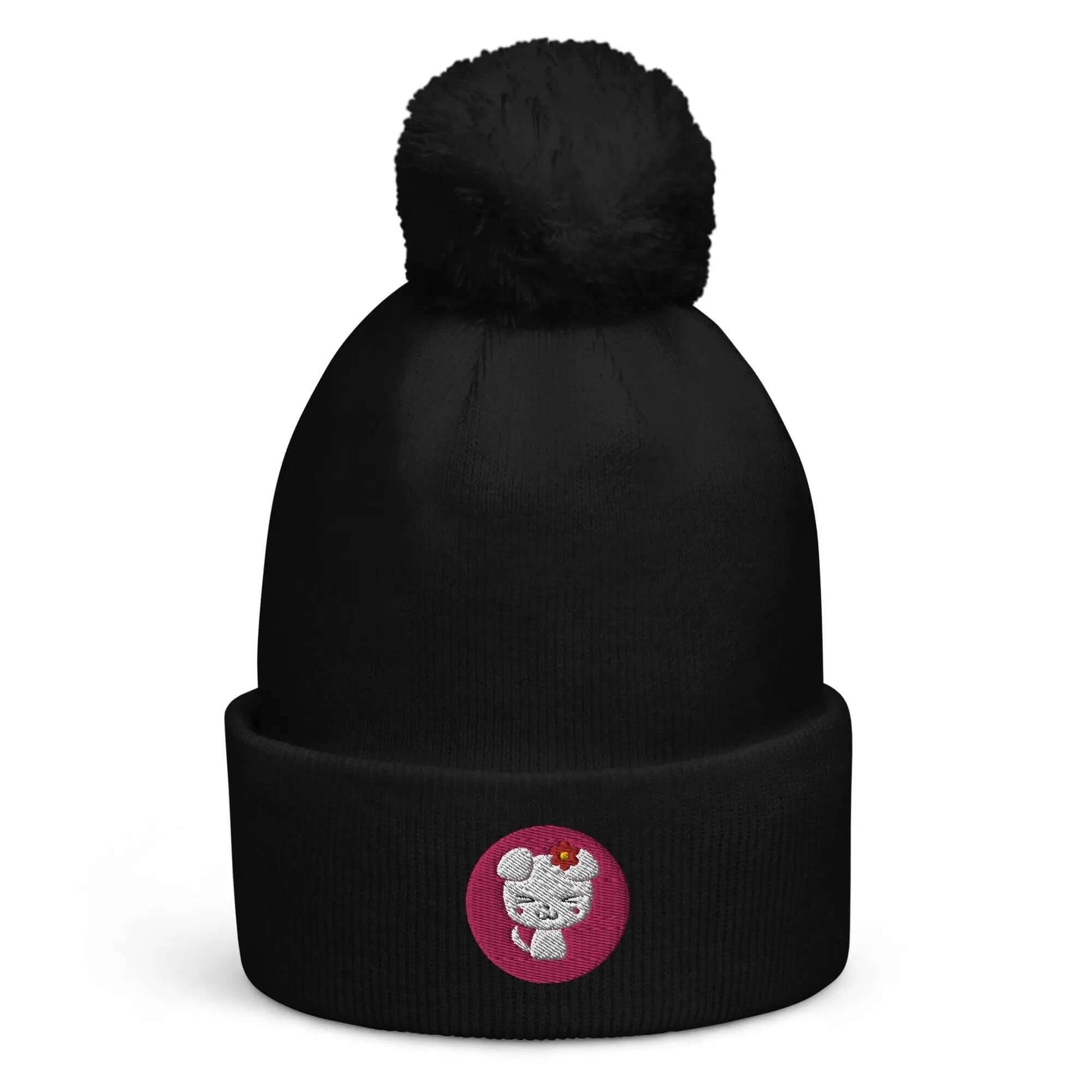 Hachi dog design pom pom beanie (Nana) - Fungi Freak