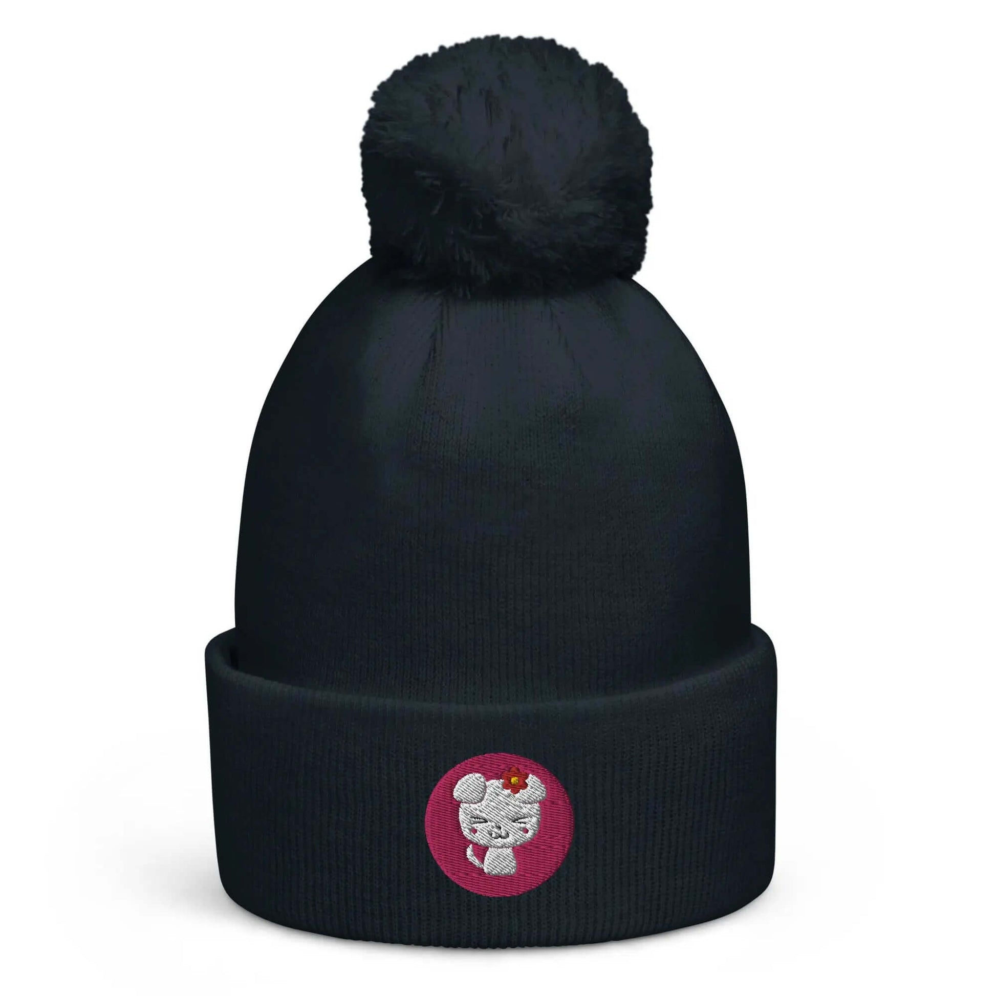 Hachi dog design pom pom beanie (Nana) - Fungi Freak