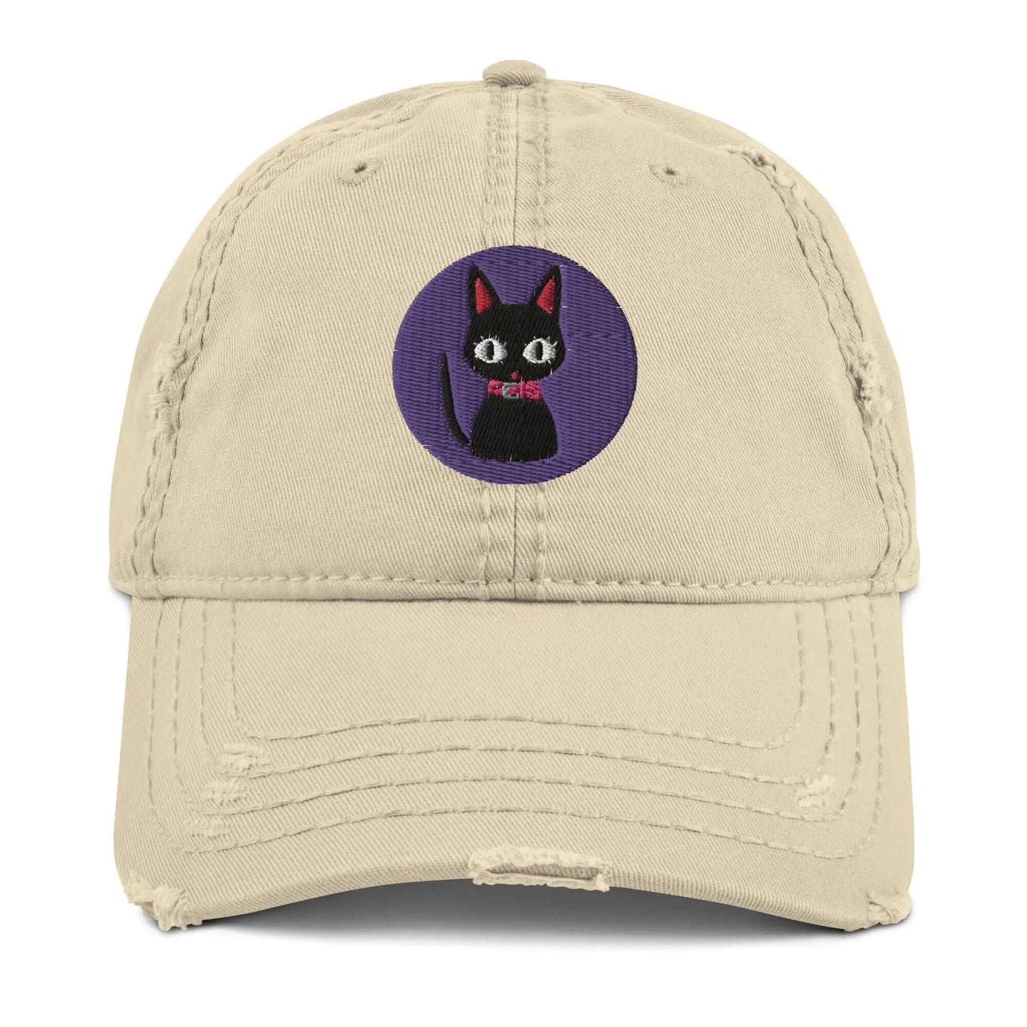 Nana cat design distressed cap (Nana) - Fungi Freak