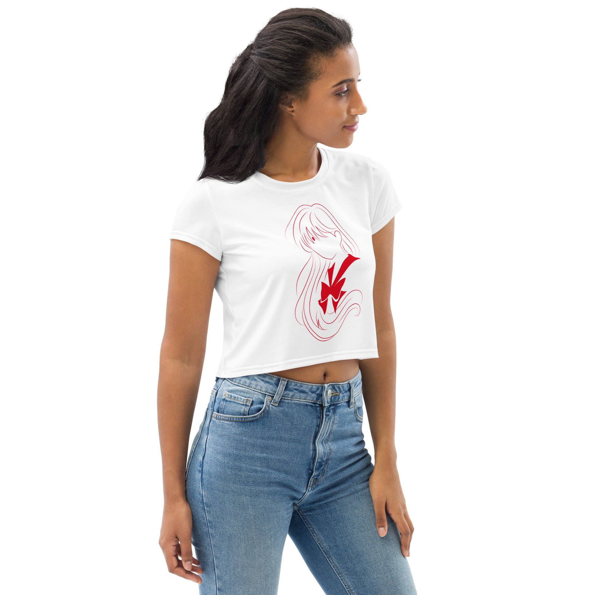 Sailor Mars Crop Tee (Sailor Moon)