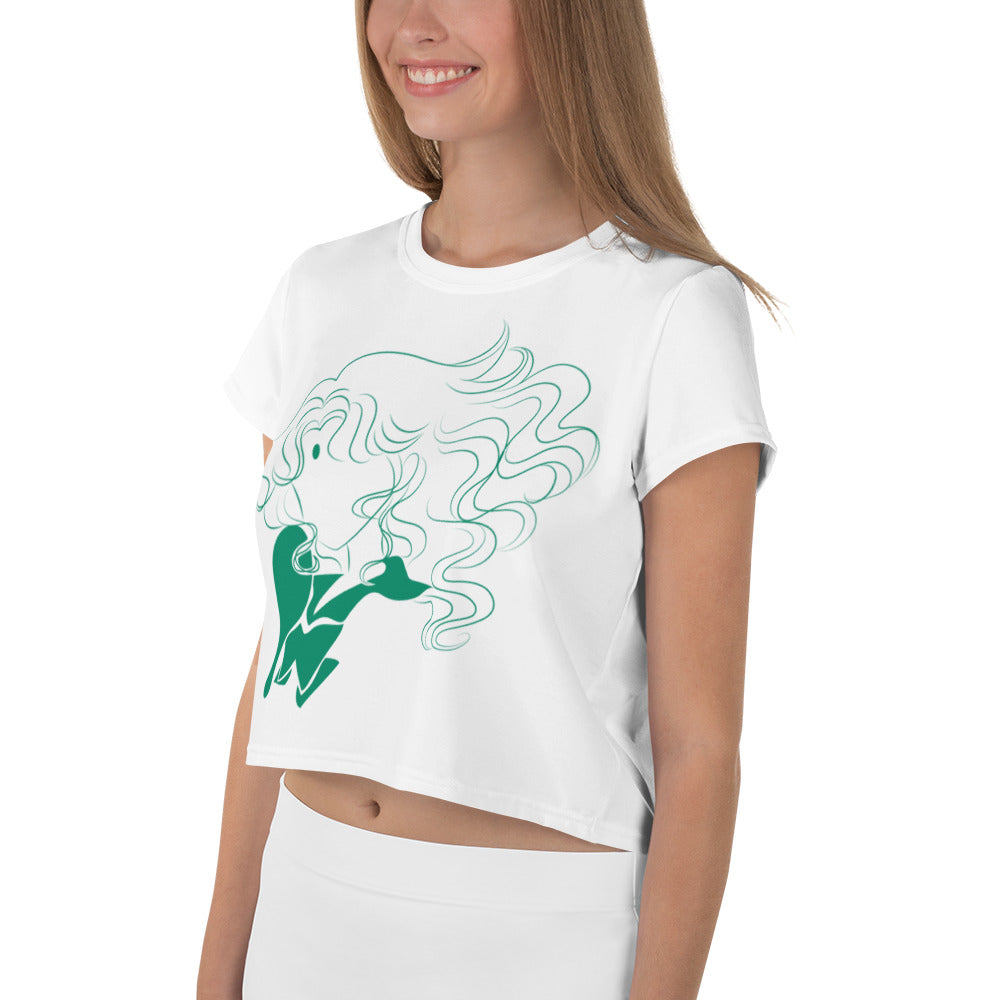 Sailor Neptune Crop Tee (Sailor Moon)