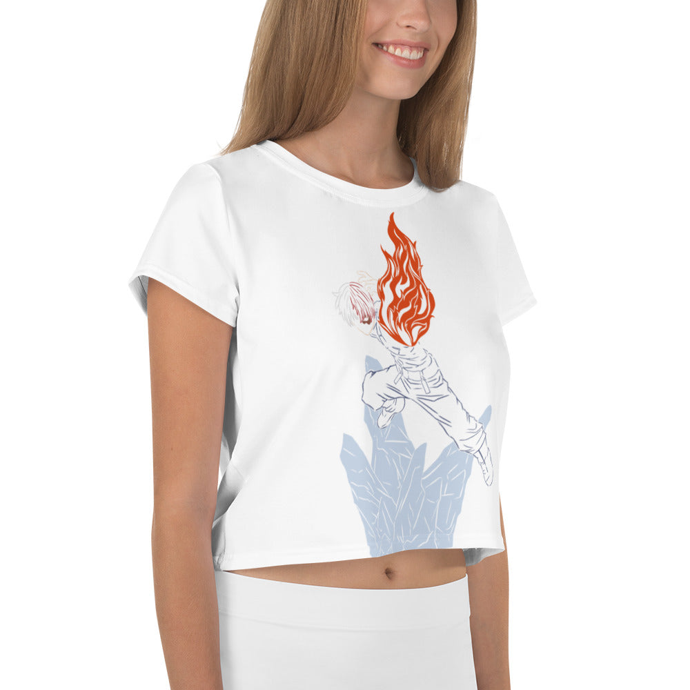 Todoroki Crop Tee (My Hero Academia)