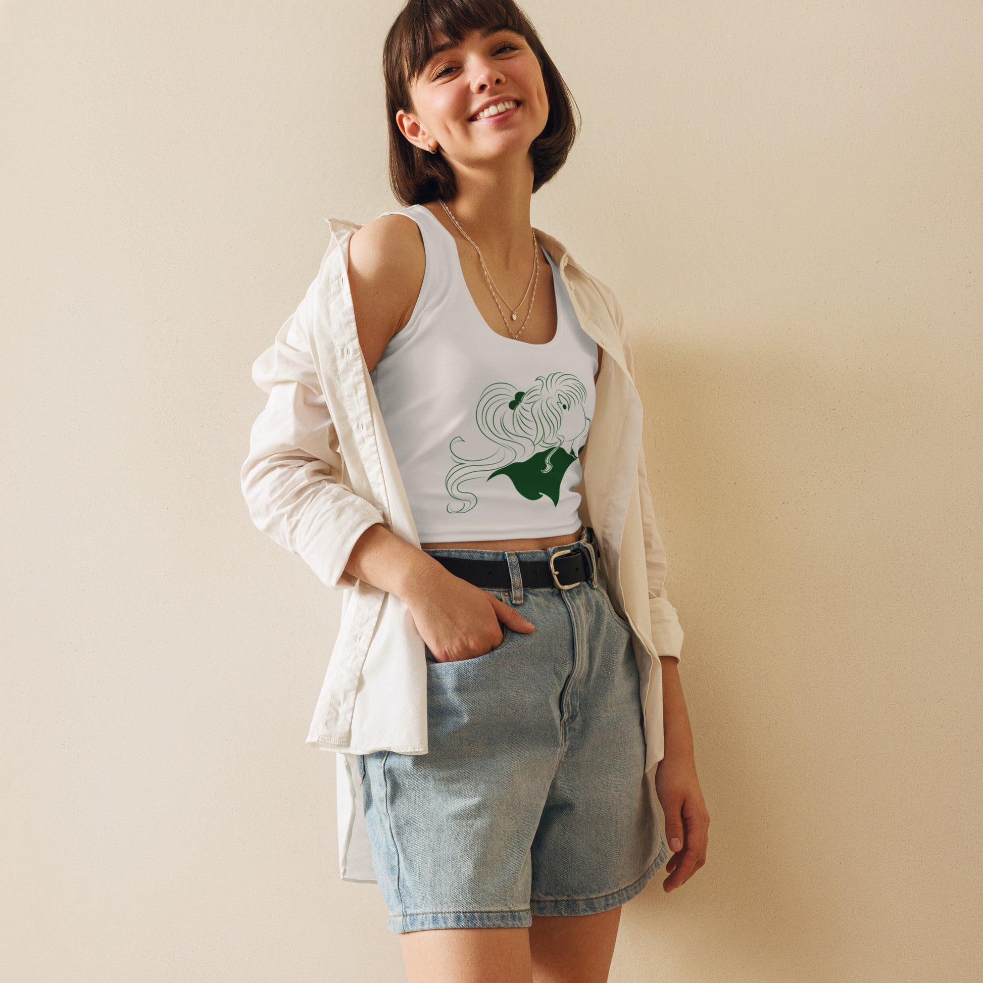 Sailor Jupiter Crop Top (Sailor Moon)