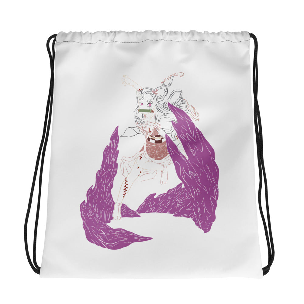 Nezuko Drawstring Bag (Demon slayer)