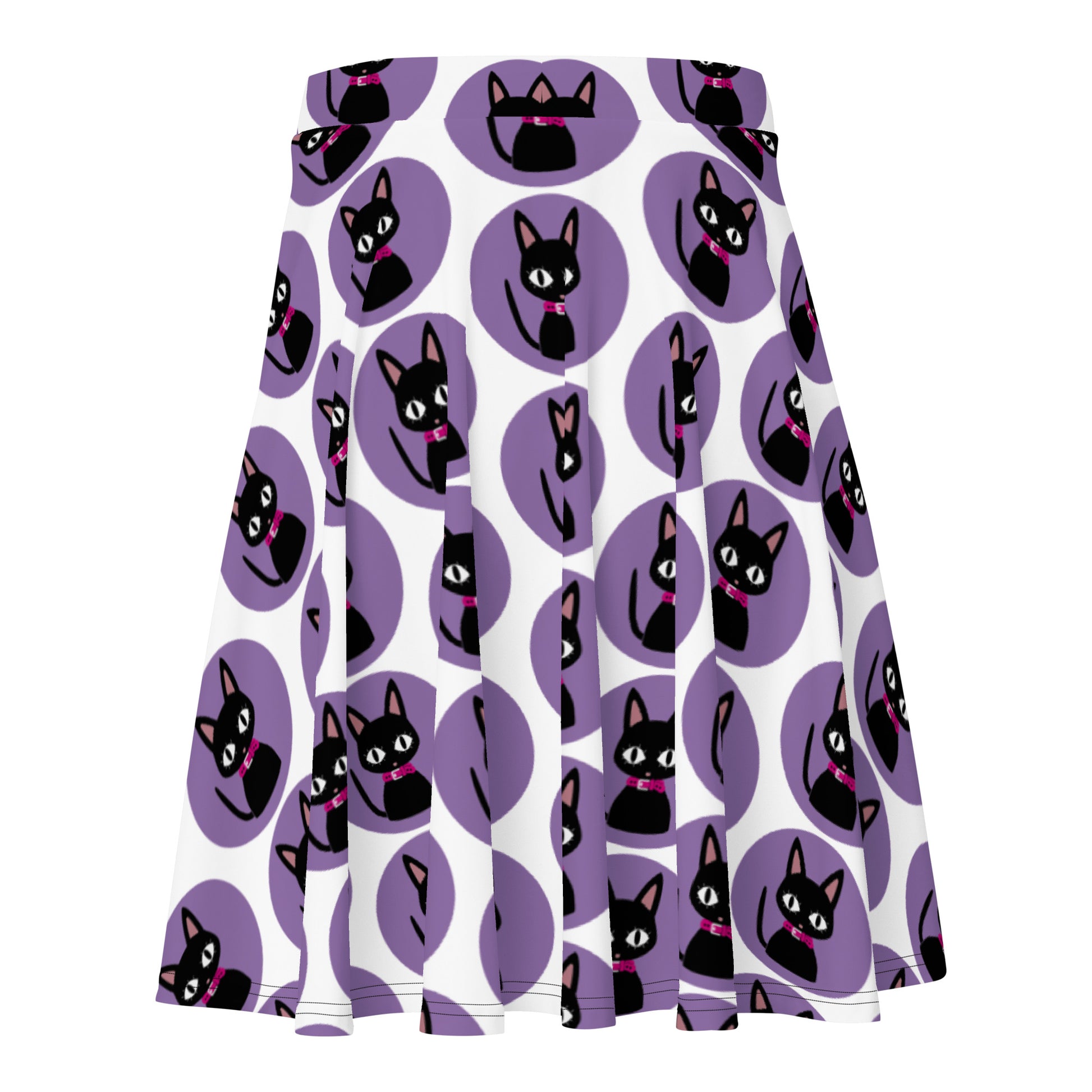 Nana Cat Design Skater Skirt (Nana)