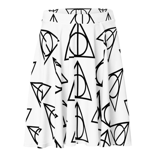 Deathly Hallows Emblem Skater Skirt (Harry Potter)