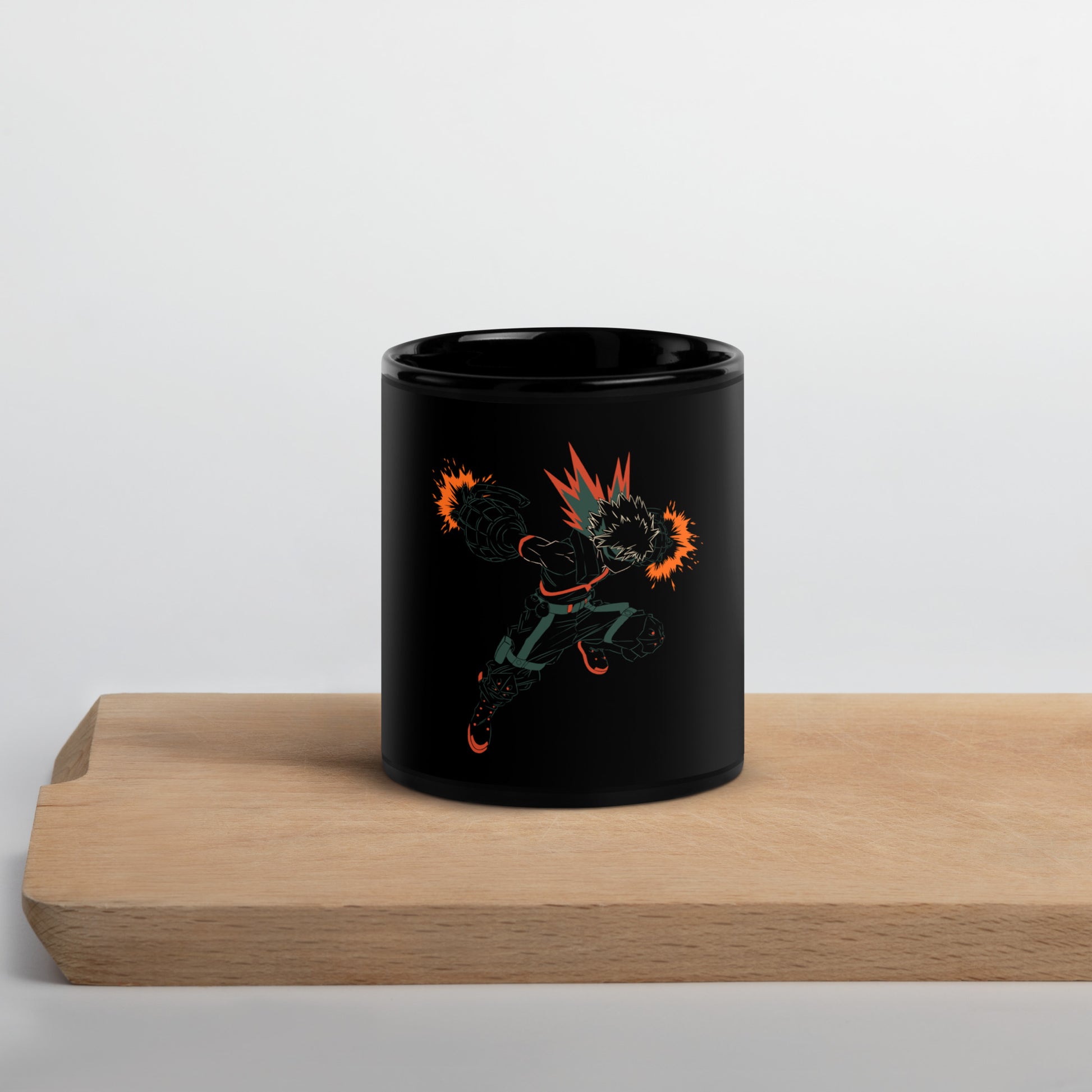 Bakugou Black Glossy Mug (My Hero Academia)