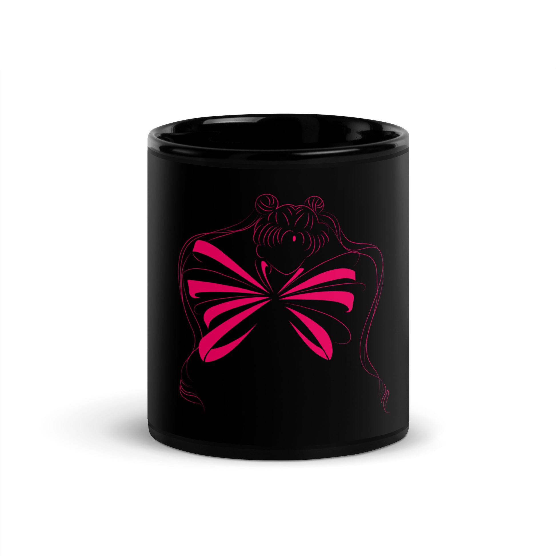 Sailor Moon Black Glossy Mug (Sailor Moon)