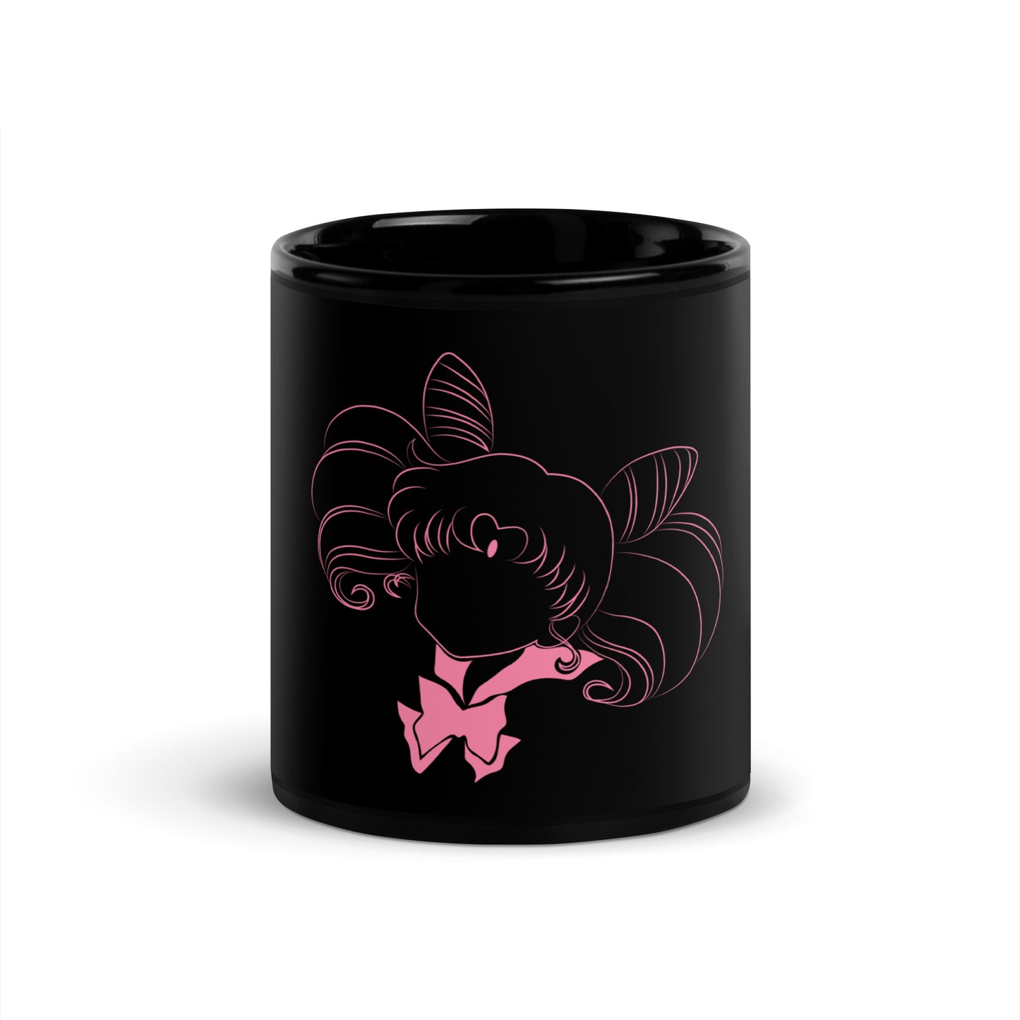 Sailor Chibi-Moon Black Glossy Mug (Sailor Moon)