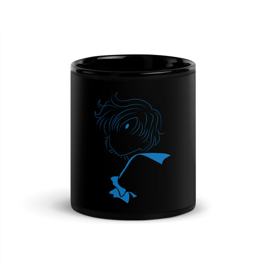 Sailor Mercury Black Glossy Mug (Sailor Moon)