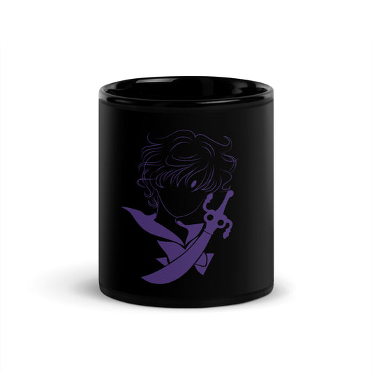 Sailor Uranus Black Glossy Mug (Sailor Moon)