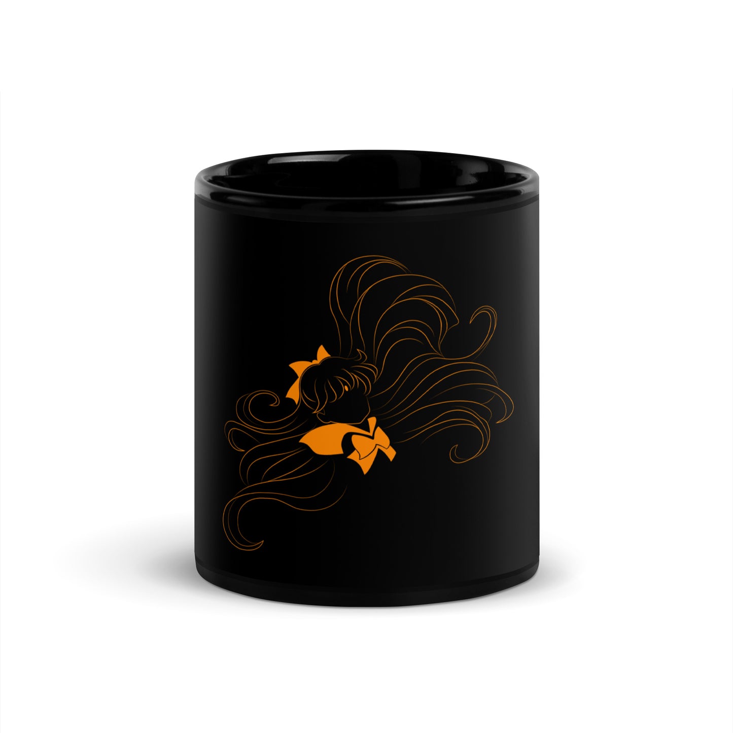 Sailor Venus Black Glossy Mug (Sailor Moon)