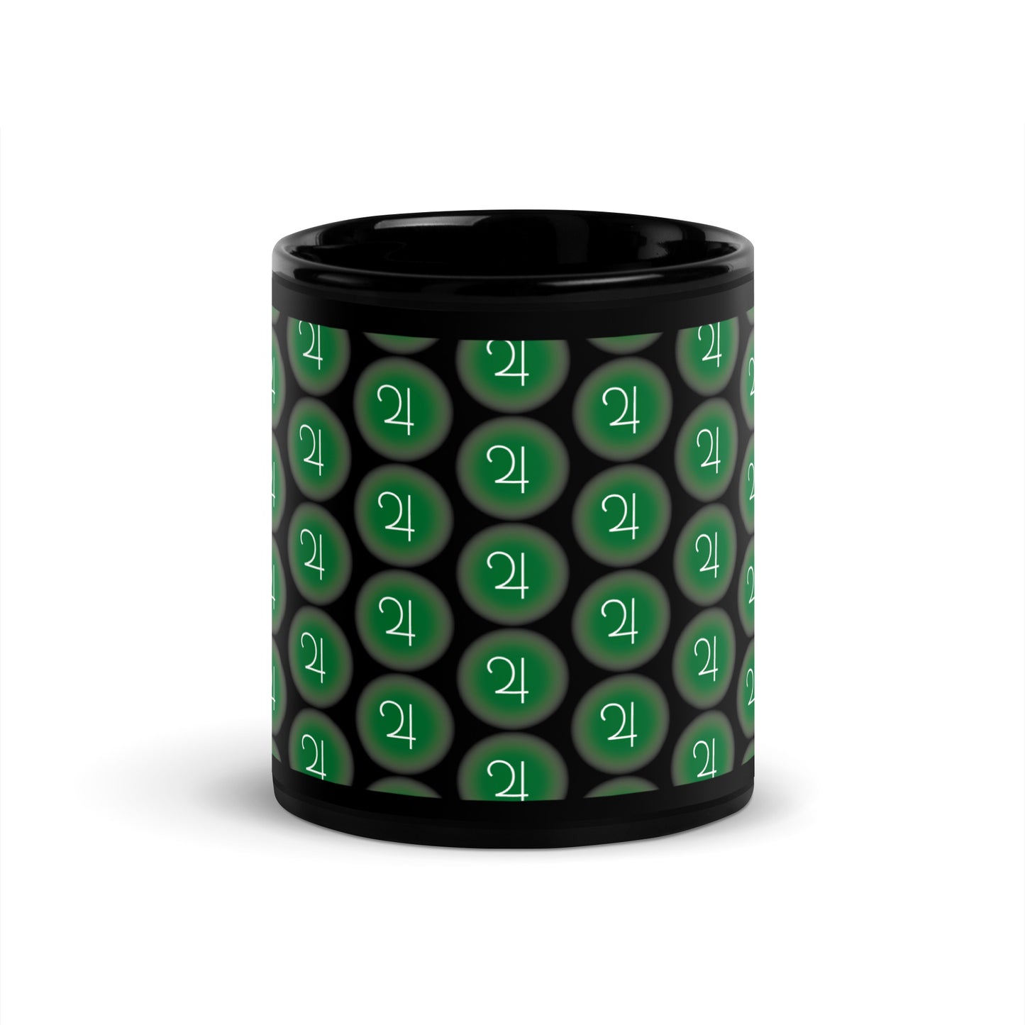 Sailor Jupiter Symbol Black Glossy Mug (Sailor Moon)