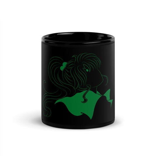 Sailor Jupiter Black Glossy Mug (Sailor Moon)