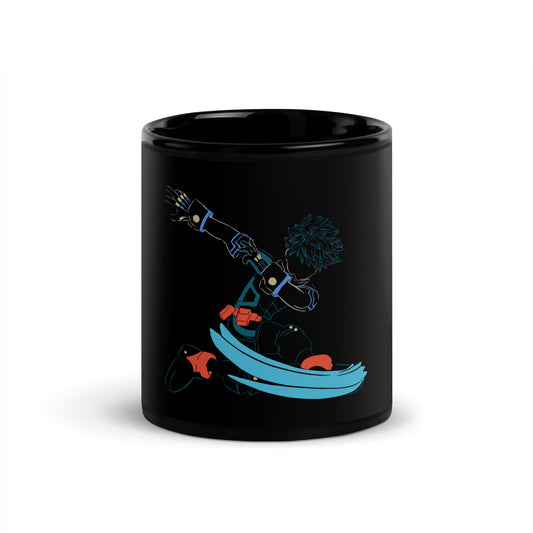 Deku Black Glossy Mug (My Hero Academia)