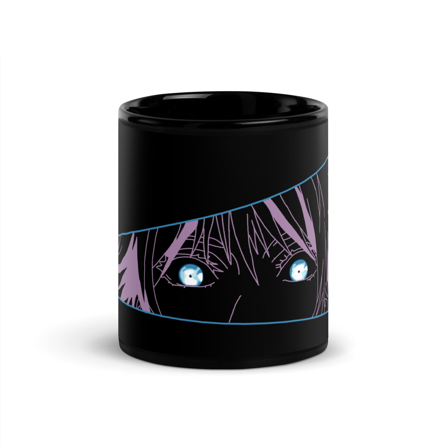 Gojo Black Glossy Mug (Jujutsu Kaisen)