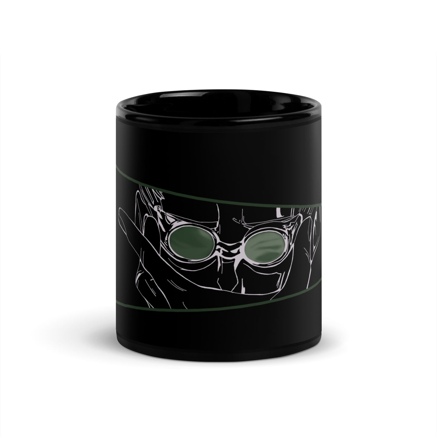 Nanami Black Glossy Mug (Jujutsu Kaisen)