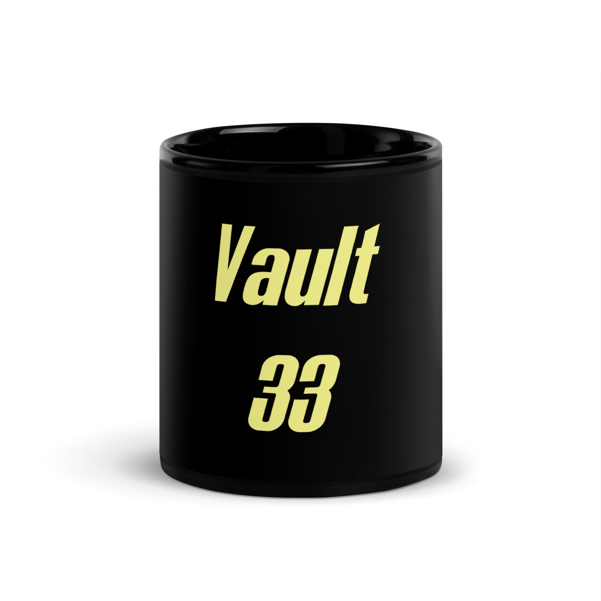 Vault 33 Black Glossy Mug (Fallout)