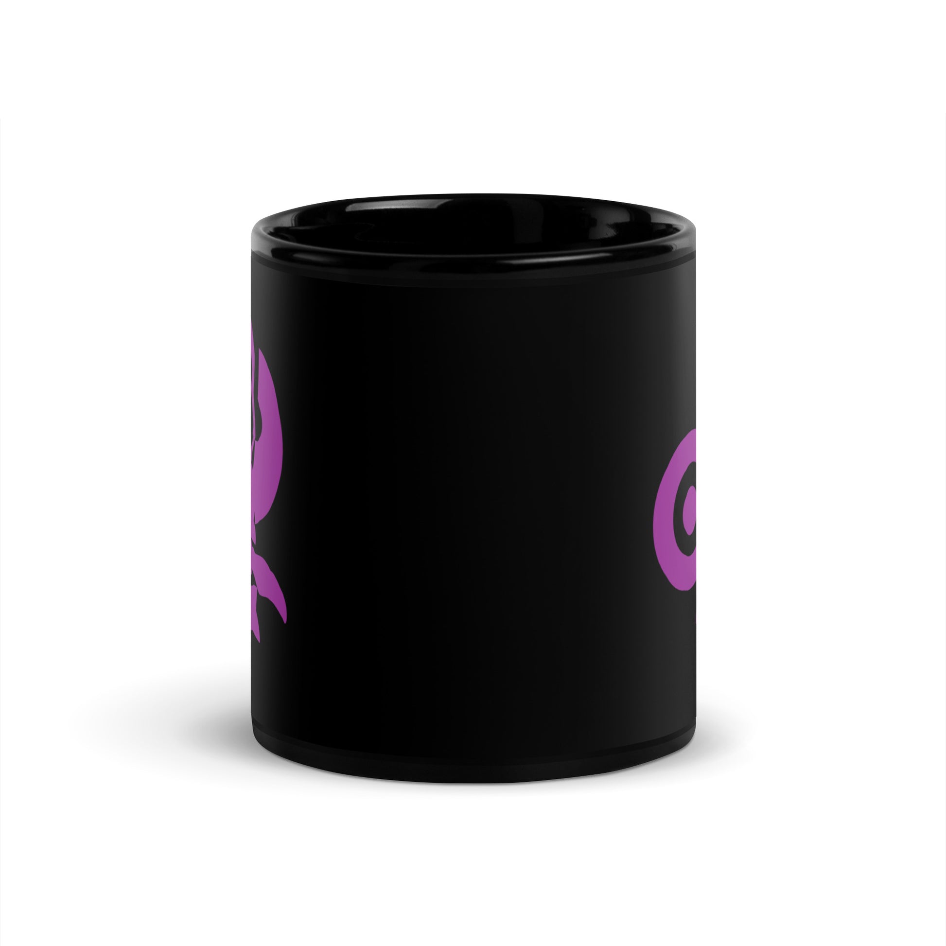 Koushiro (Izzy)/Tentomon Black Glossy Mug (Digimon)