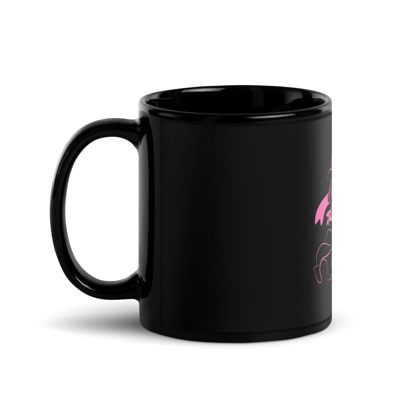 Sakura Black Glossy Mug (Cardcaptor Sakura)