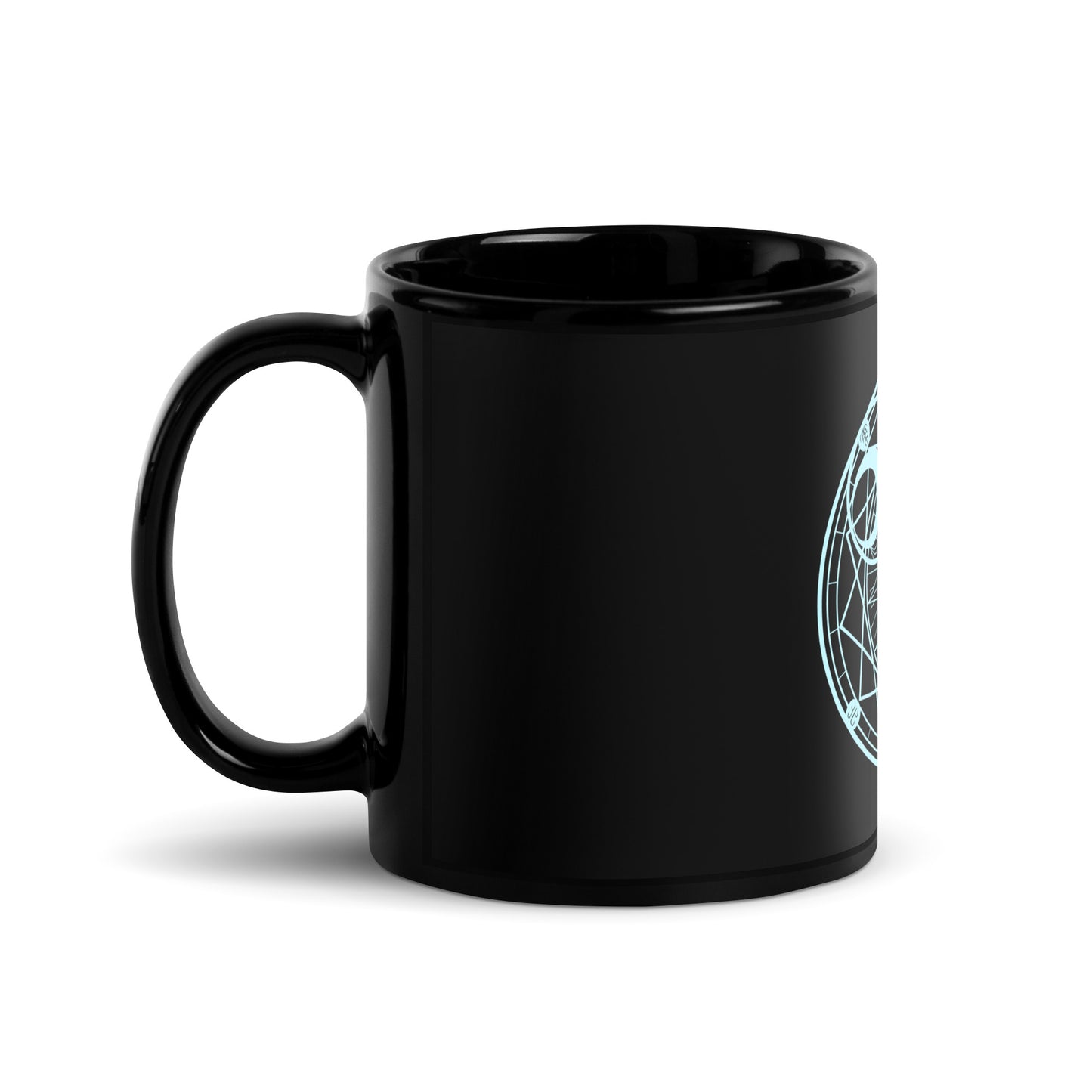 Clow Reed seal Black Glossy Mug (CardCaptor Sakura)