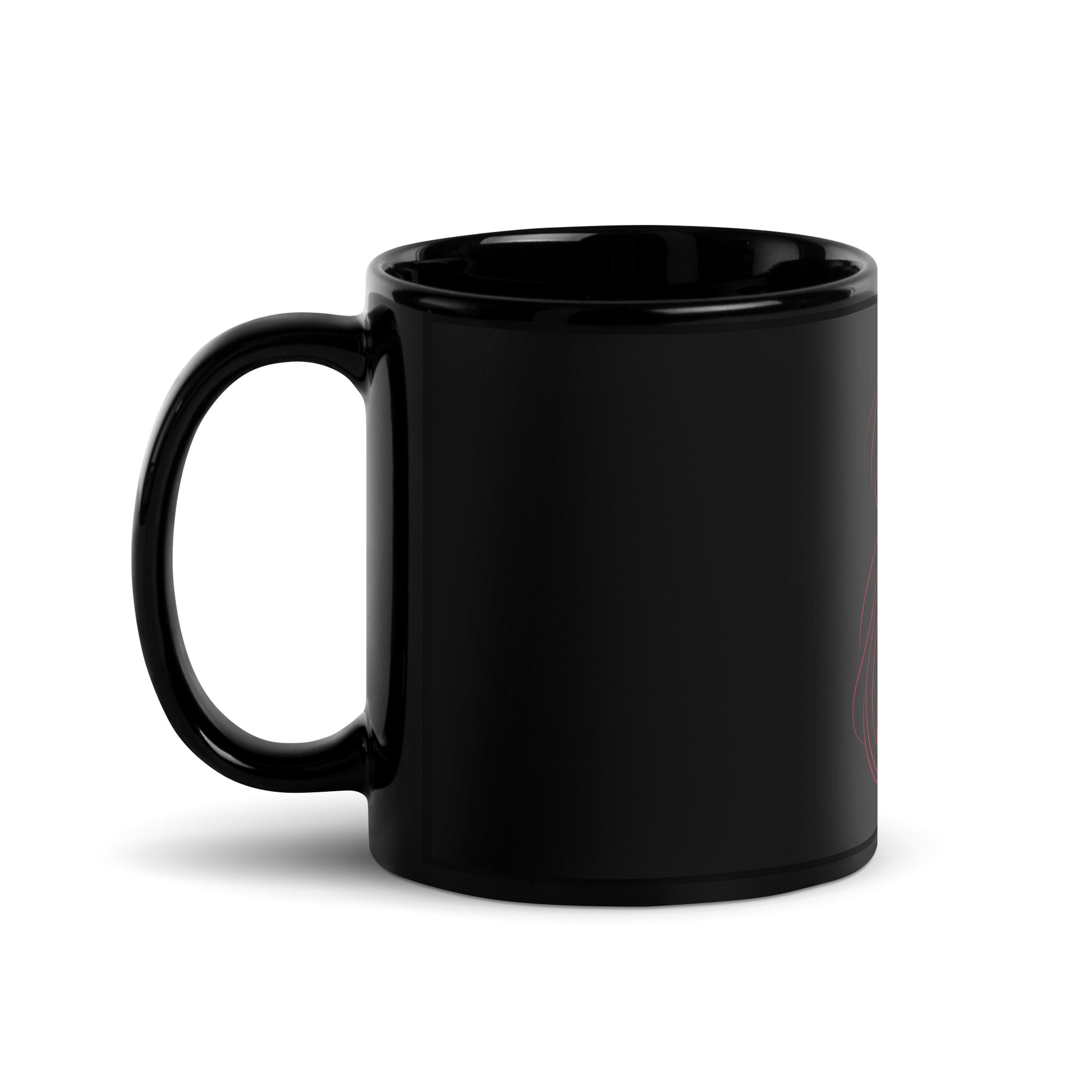 Sailor Mars Black Glossy Mug (Sailor Moon)