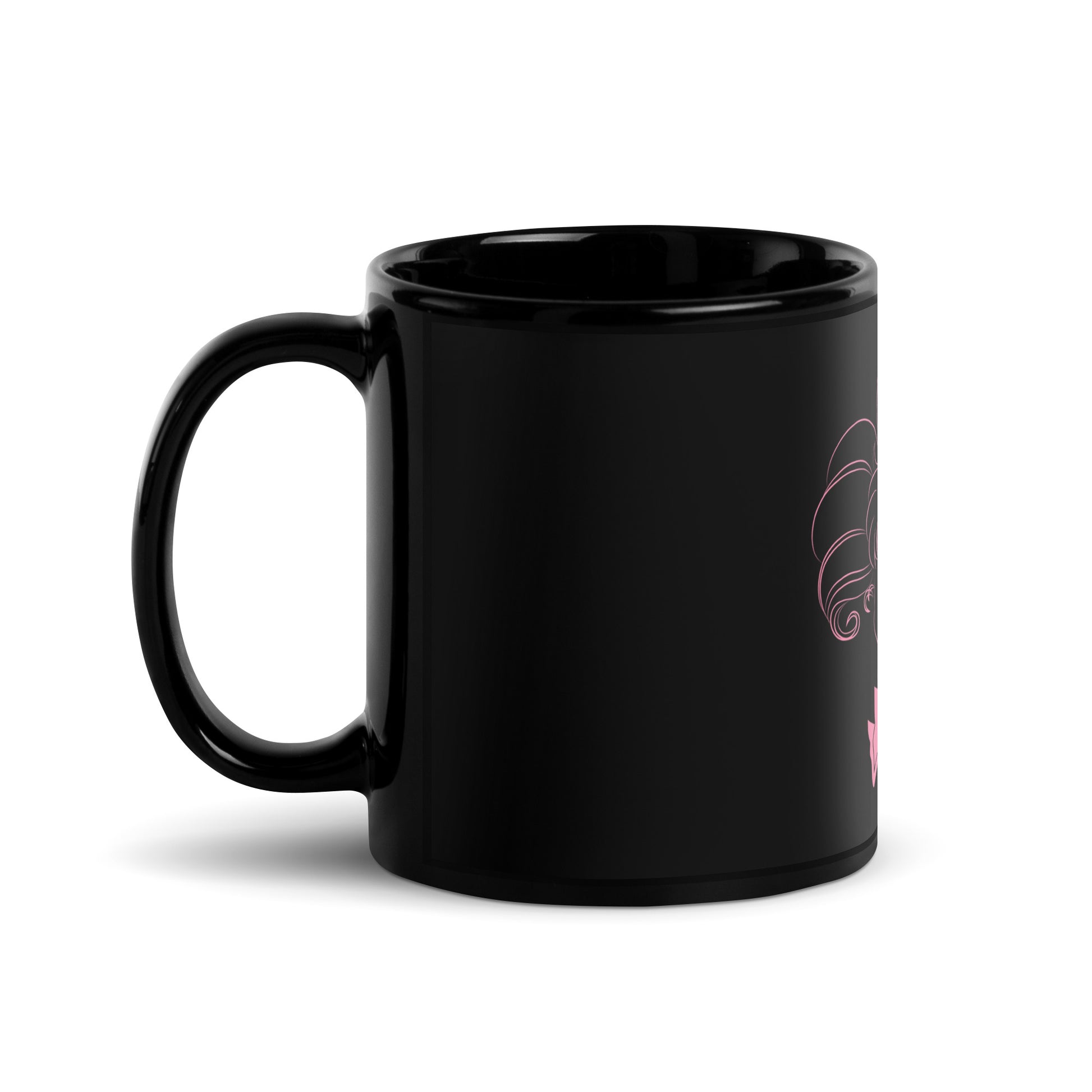 Sailor Chibi-Moon Black Glossy Mug (Sailor Moon)