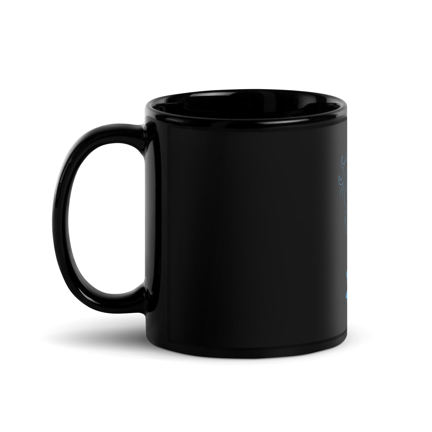 Sailor Mercury Black Glossy Mug (Sailor Moon)