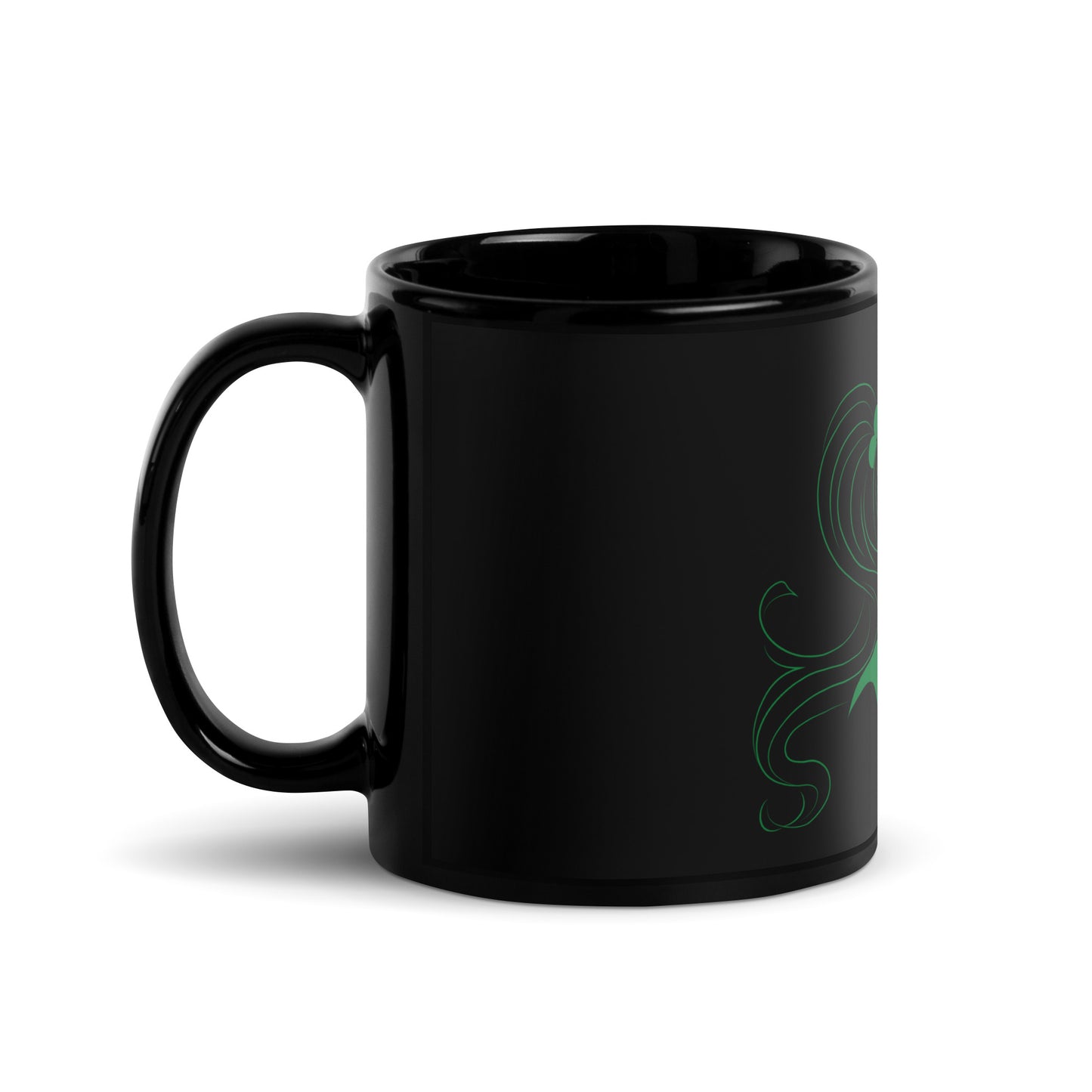 Sailor Jupiter Black Glossy Mug (Sailor Moon)