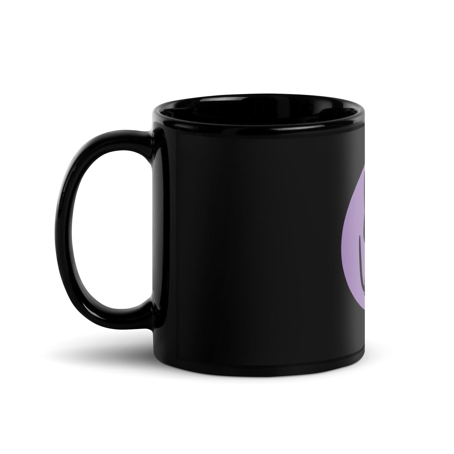 Nana Black Glossy Mug (Nana)