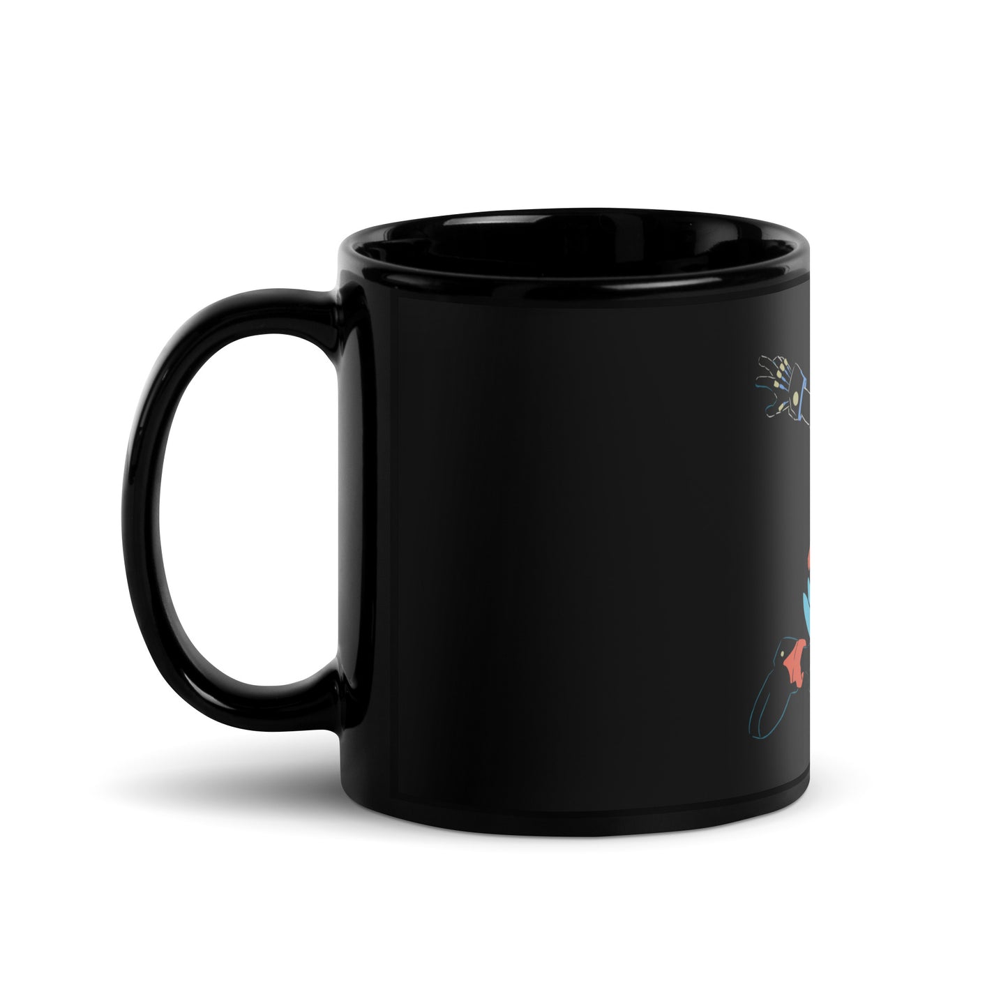 Deku Black Glossy Mug (My Hero Academia)