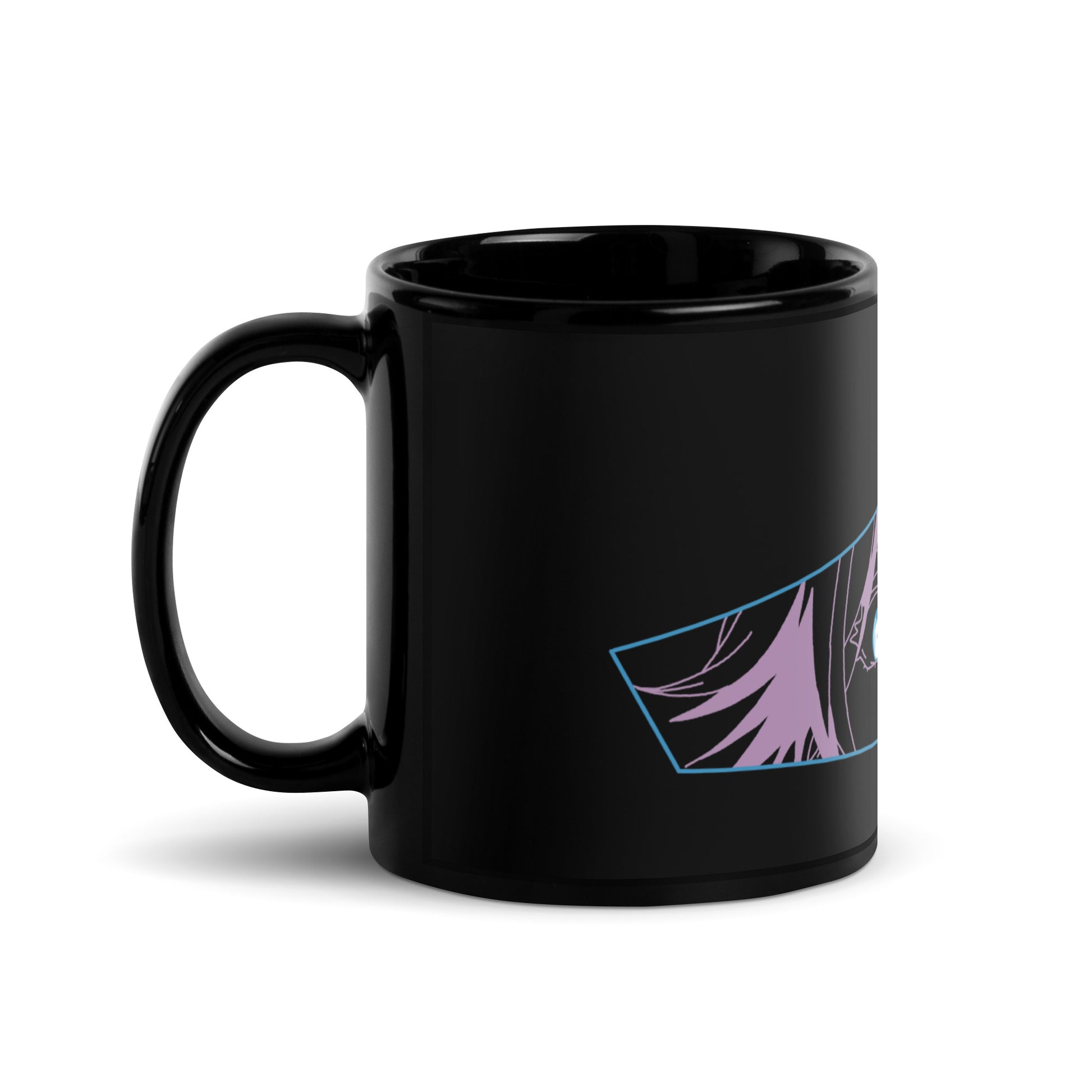 Gojo Black Glossy Mug (Jujutsu Kaisen)