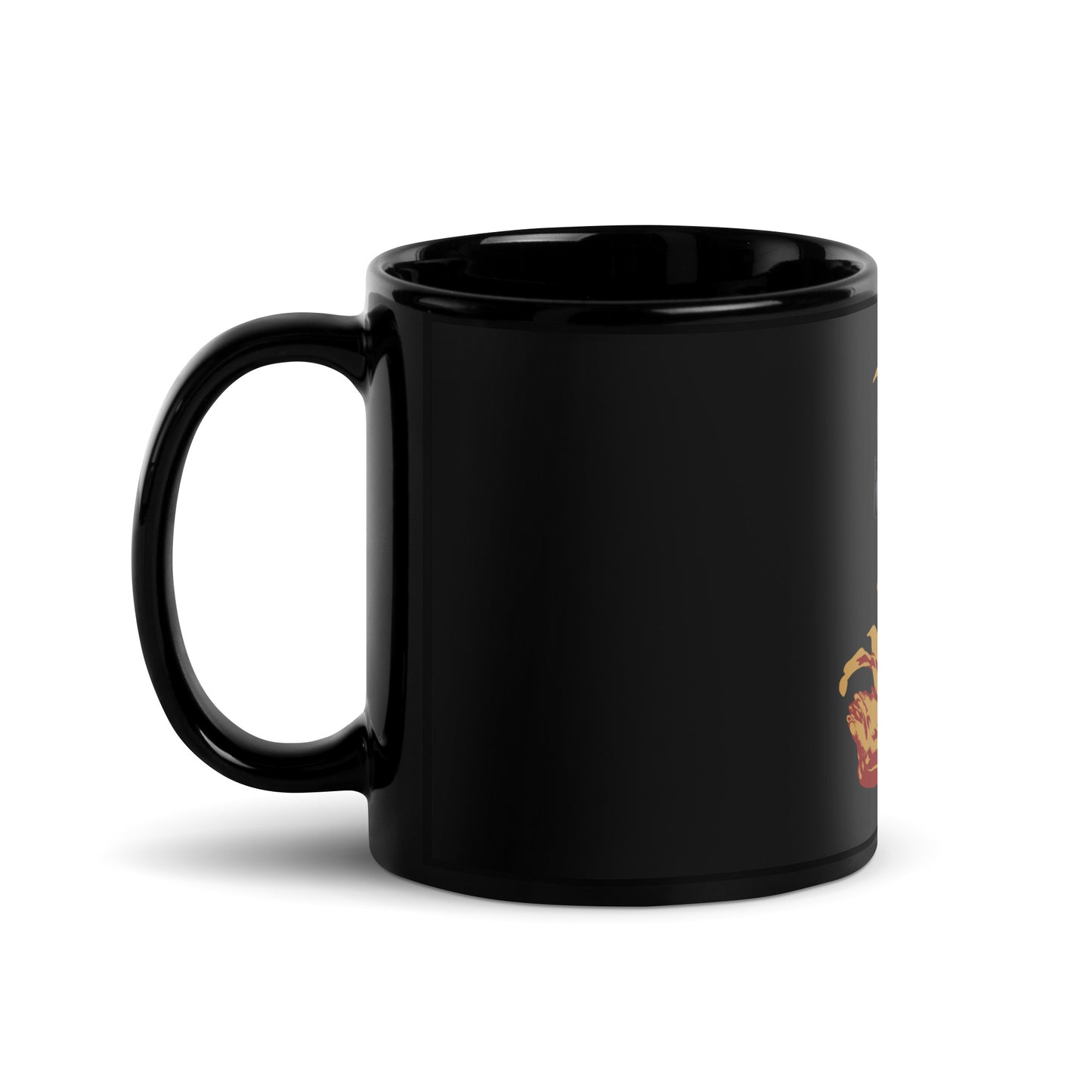 Gojo Black Glossy Mug (Jujutsu Kaisen)