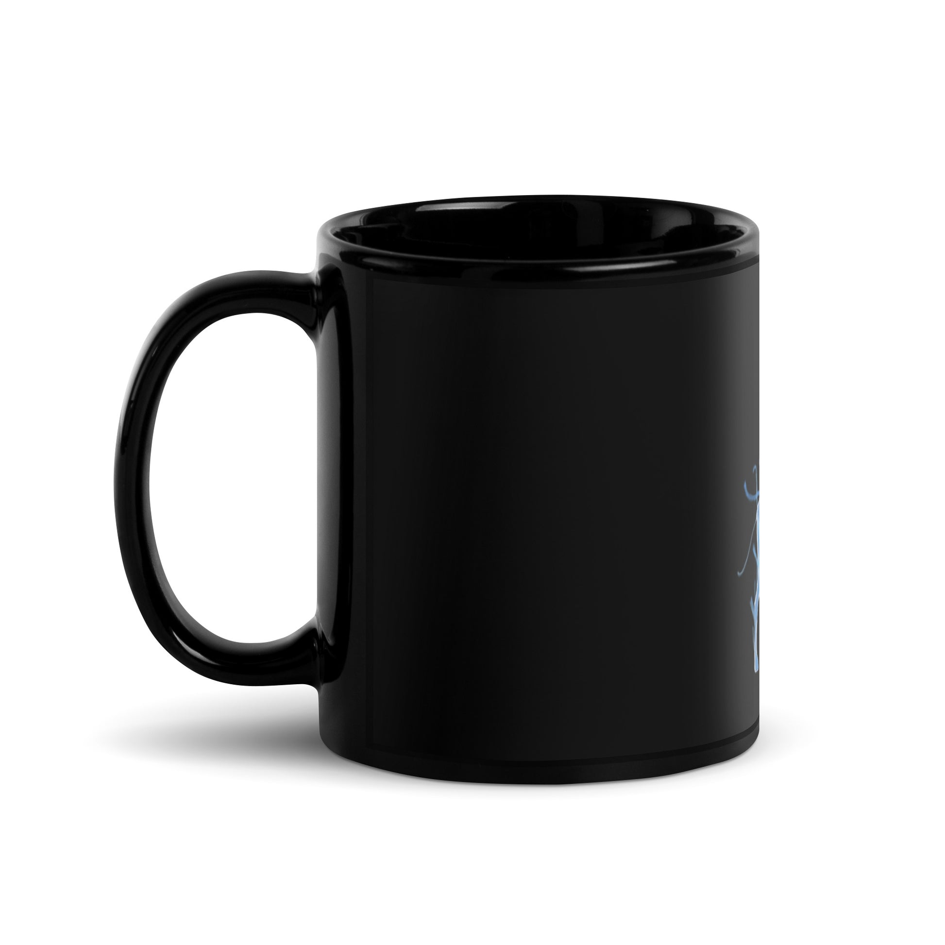 Expecto Patronum Black Glossy Mug (Harry Potter)