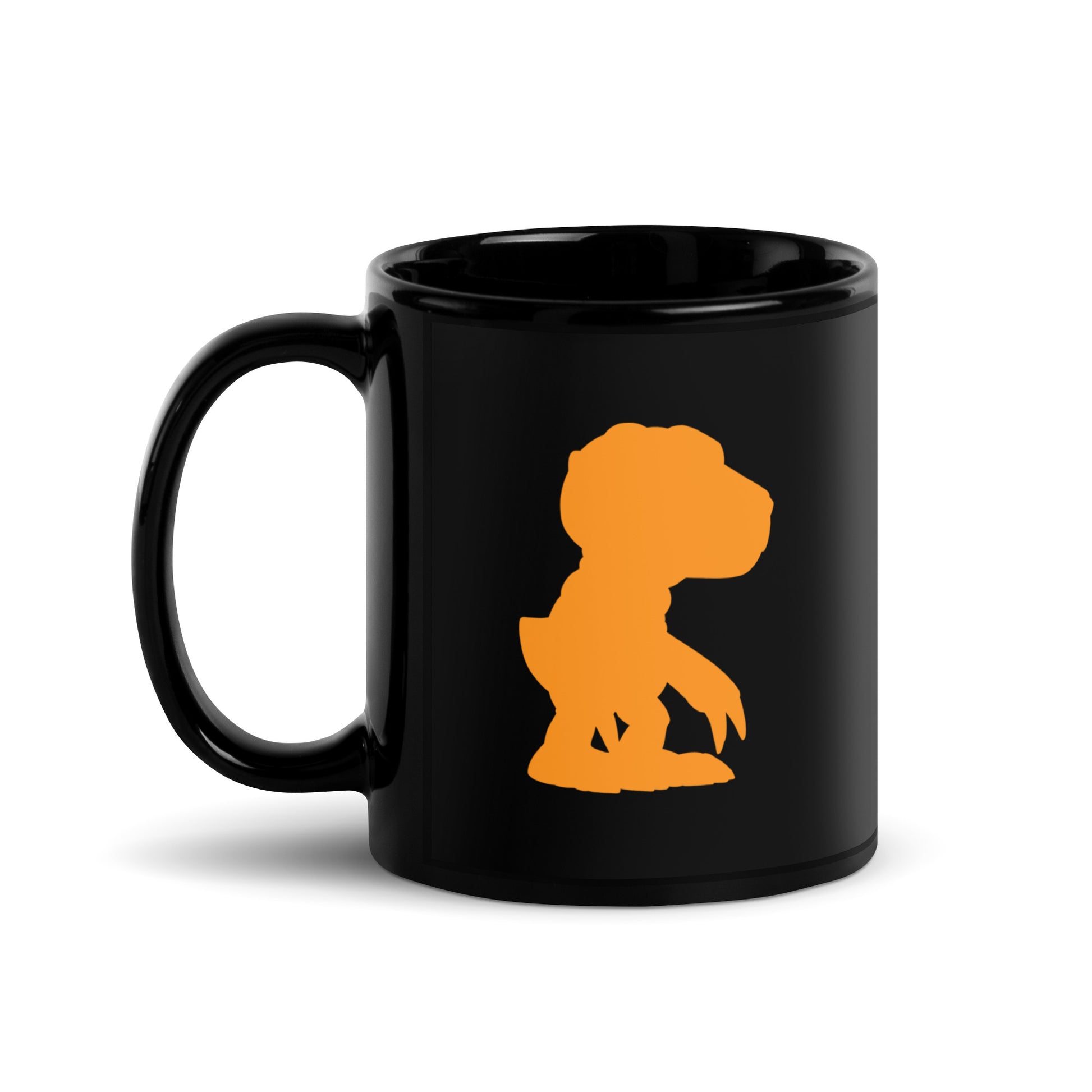 Taichi (Tai)/Agumon Black Glossy Mug (Digimon)