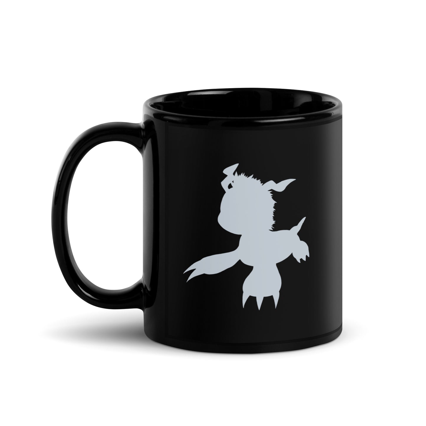 Joe/Gomamon Black Glossy Mug (Digimon)