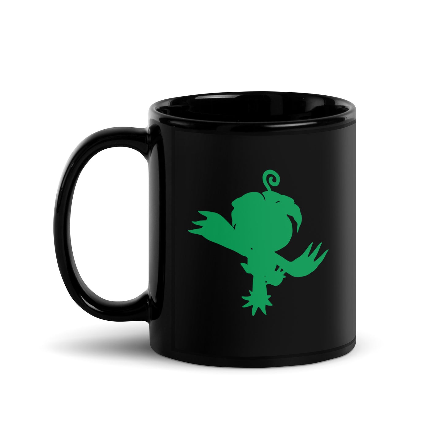 Mimi/Palmon Black Glossy Mug (Digimon)