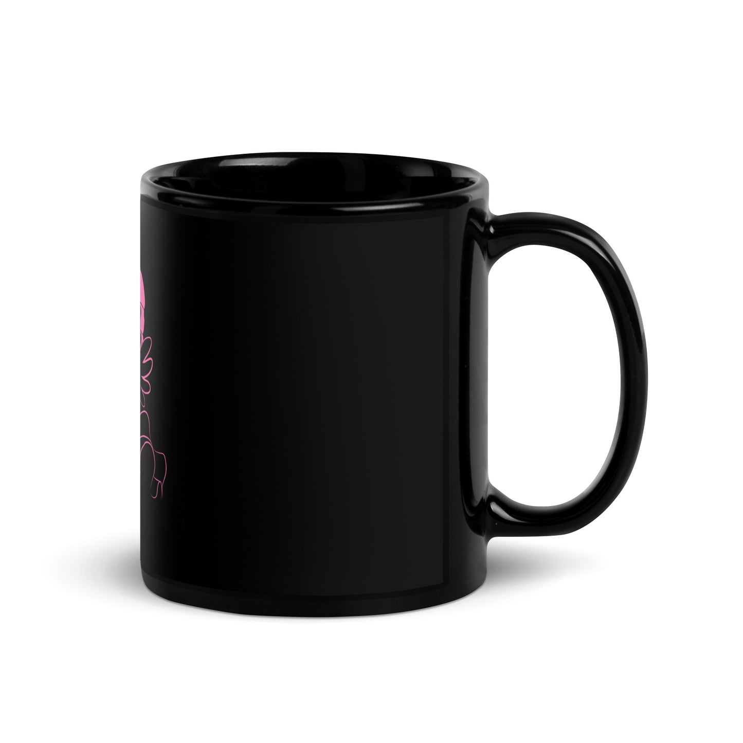 Sakura Black Glossy Mug (Cardcaptor Sakura)