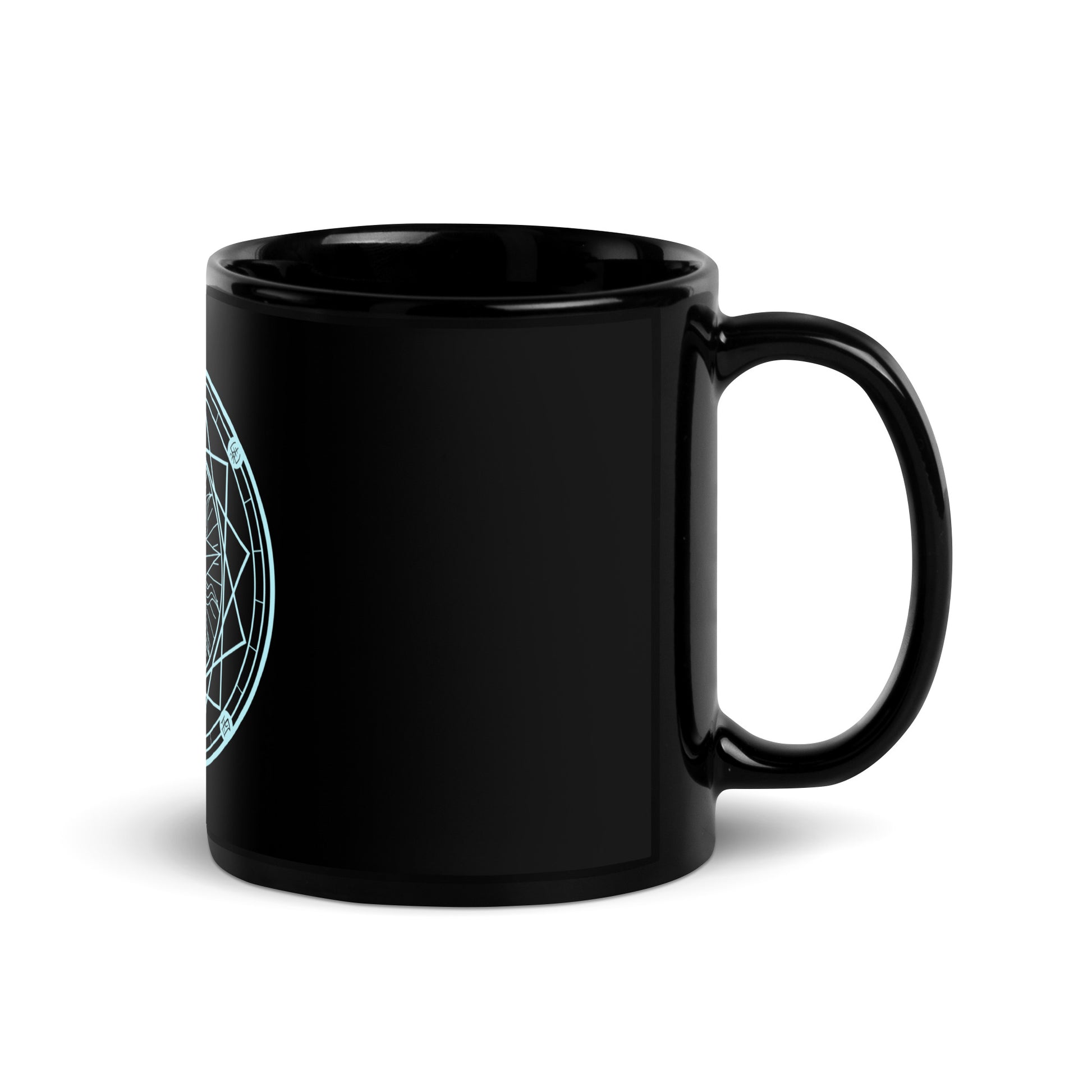 Clow Reed seal Black Glossy Mug (CardCaptor Sakura)