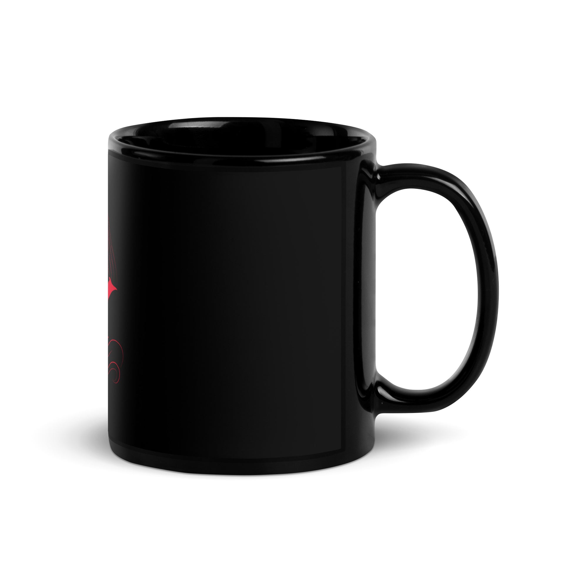 Sailor Mars Black Glossy Mug (Sailor Moon)