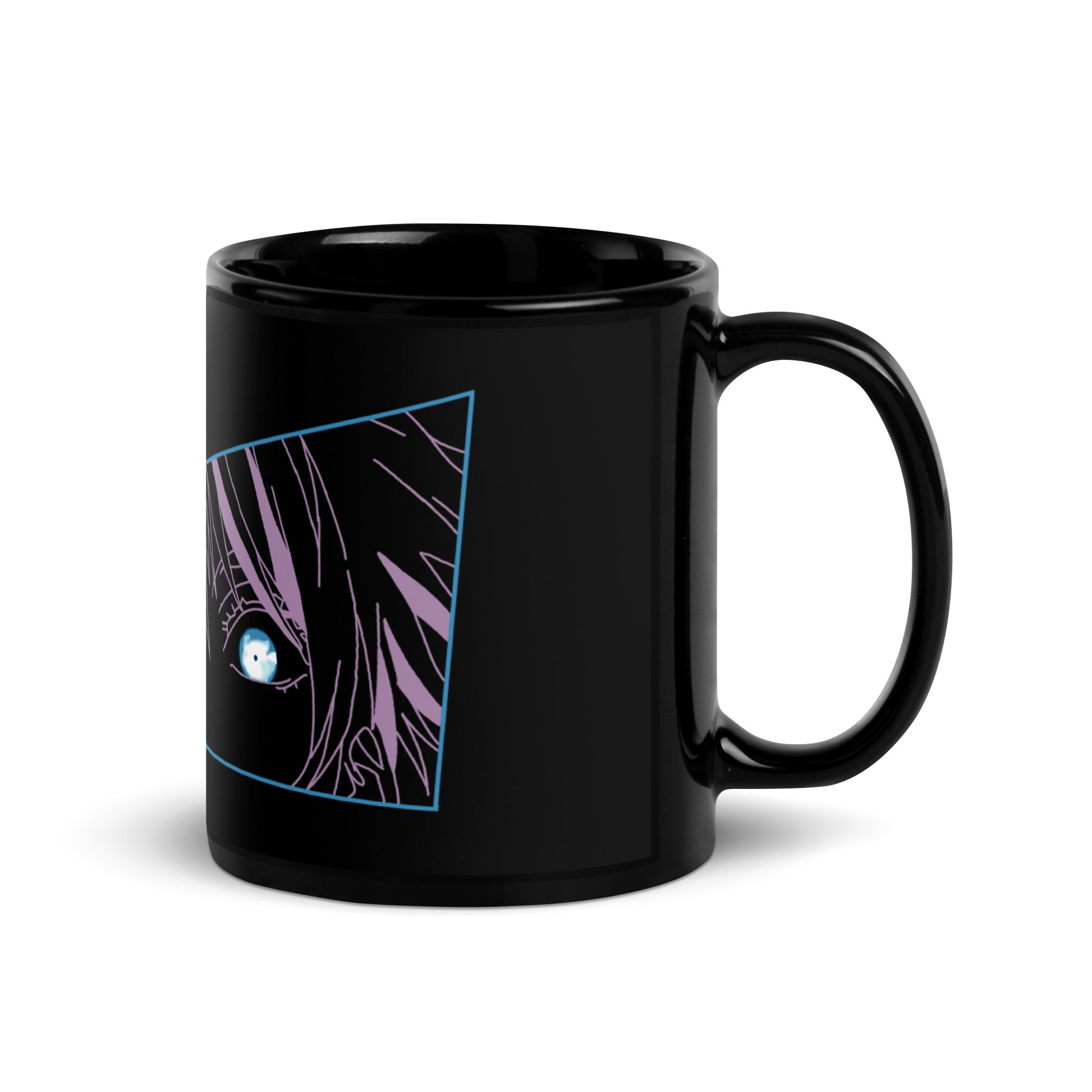 Gojo Black Glossy Mug (Jujutsu Kaisen)