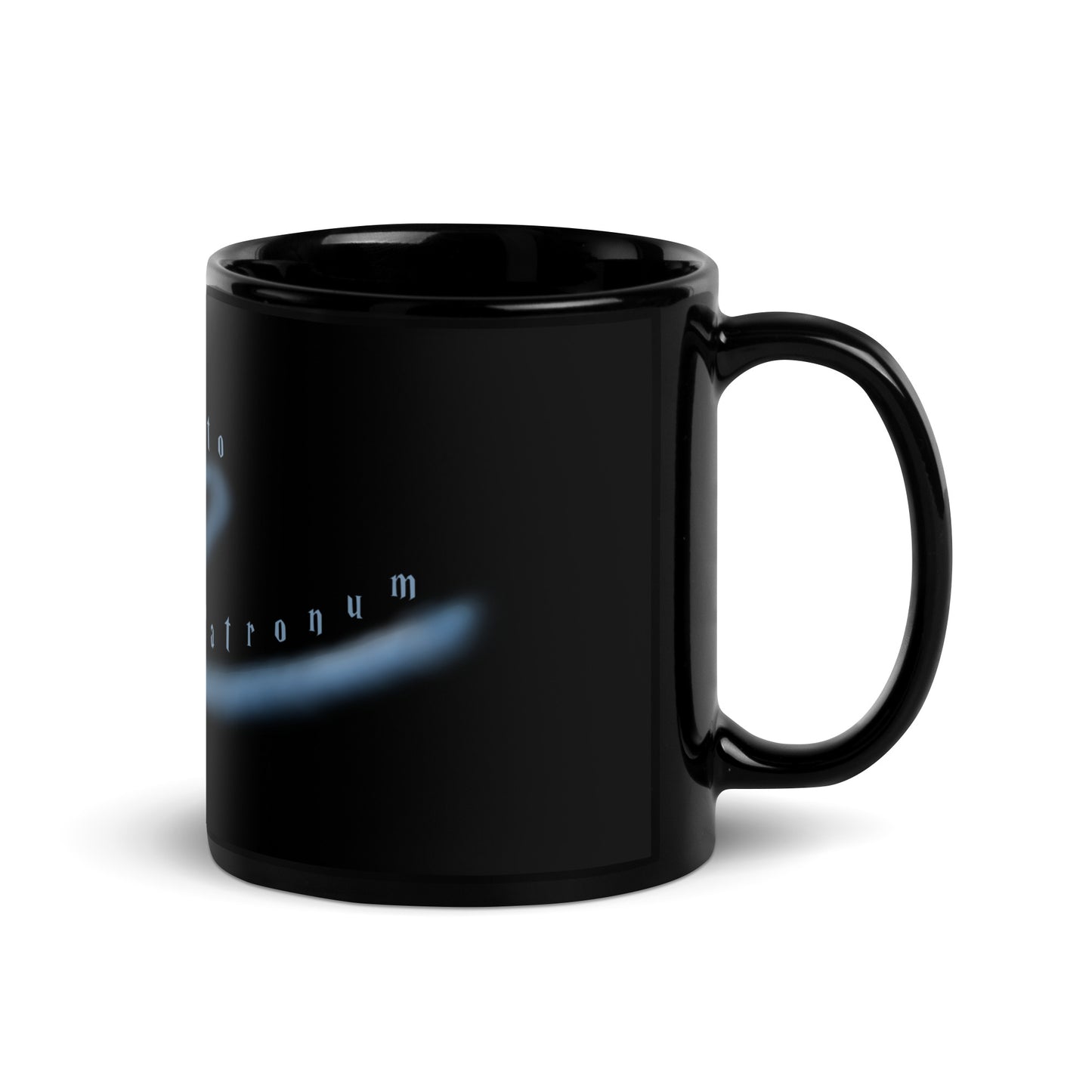 Expecto Patronum Black Glossy Mug (Harry Potter)