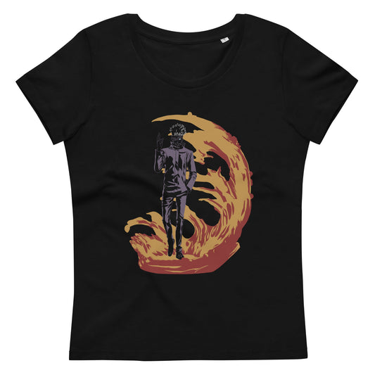 Camiseta ajustada para mujer Gojo (Jujutsu Kaisen) - Fungi Freak3981048_12108NegroSCamiseta ajustada para mujer Gojo (Jujutsu Kaisen)