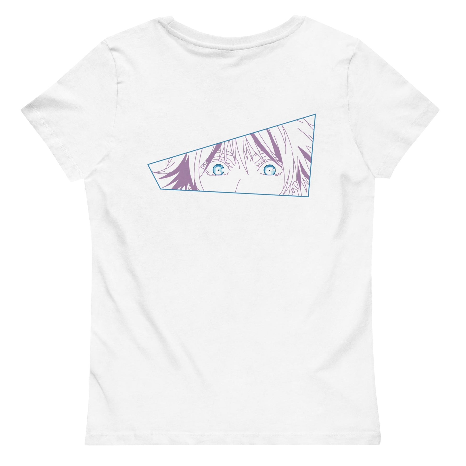 Camiseta ajustada para mujer Gojo (Jujutsu Kaisen) - Fungi Freak3981048_12128BlancoSCamiseta ajustada para mujer Gojo (Jujutsu Kaisen)