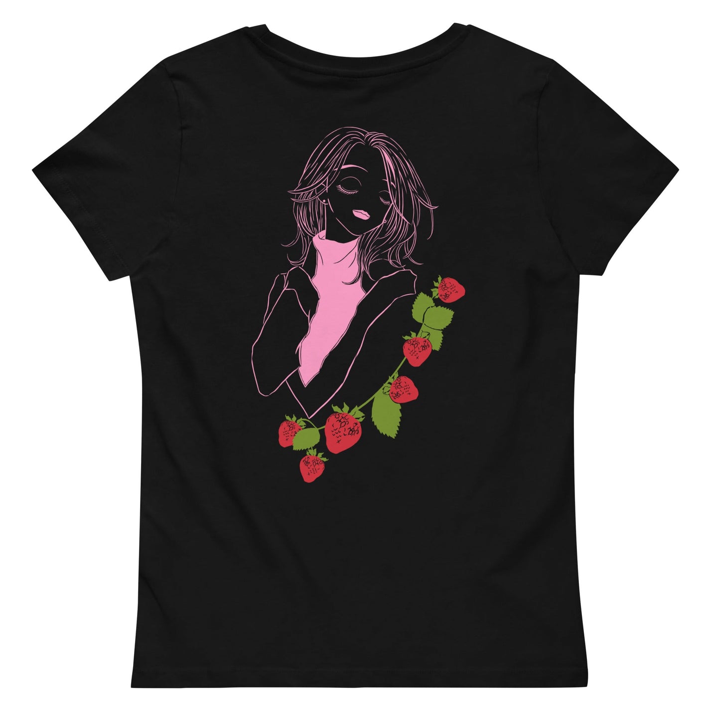 Camiseta ajustada para mujer Nana/Hachi - Fungi Freak7124519_12108NegroSCamiseta ajustada para mujer Nana/Hachi